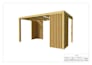 3d design woodworking furniture, pergola, shed, deck
